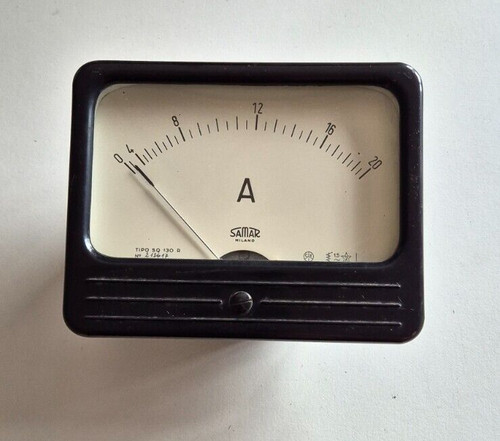 Amperometro vintage marca - amperometro,