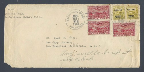 Filippine 1948 catbalogan - filippine,